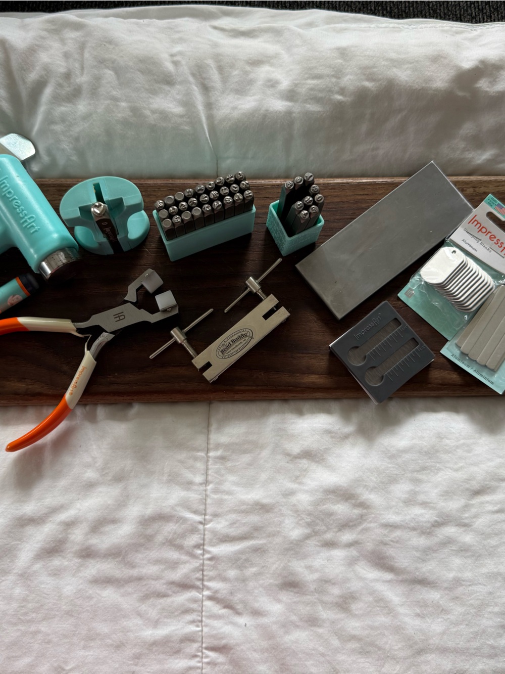 ImpressArt Jewelry Making Tool Set in Teal and Silver